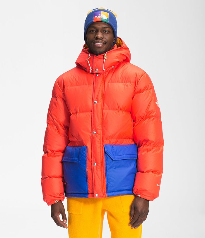 Casaca De Pluma The North Face Hombre Colorblock Sierra Parka Naranjas - Peru 04569GHCX